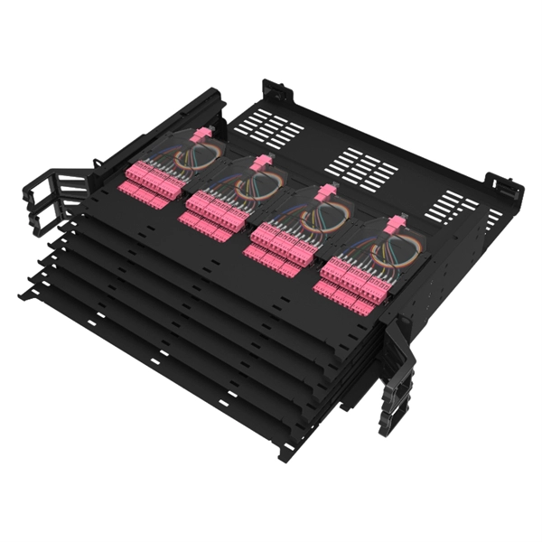Fiber Optic Patch Panel Cabling Structure