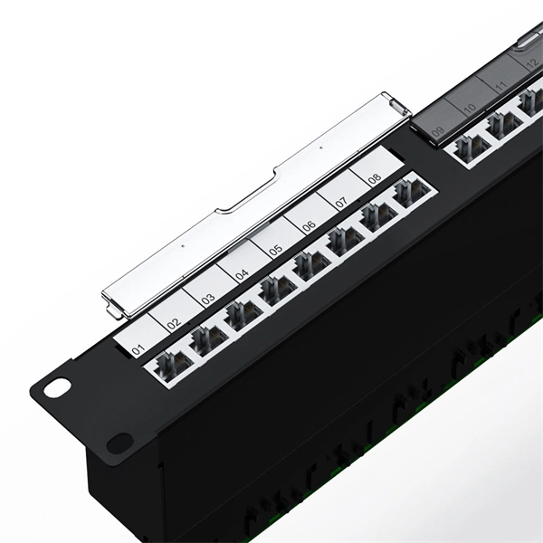 The circuit breaker in the distribution box is recessed inside