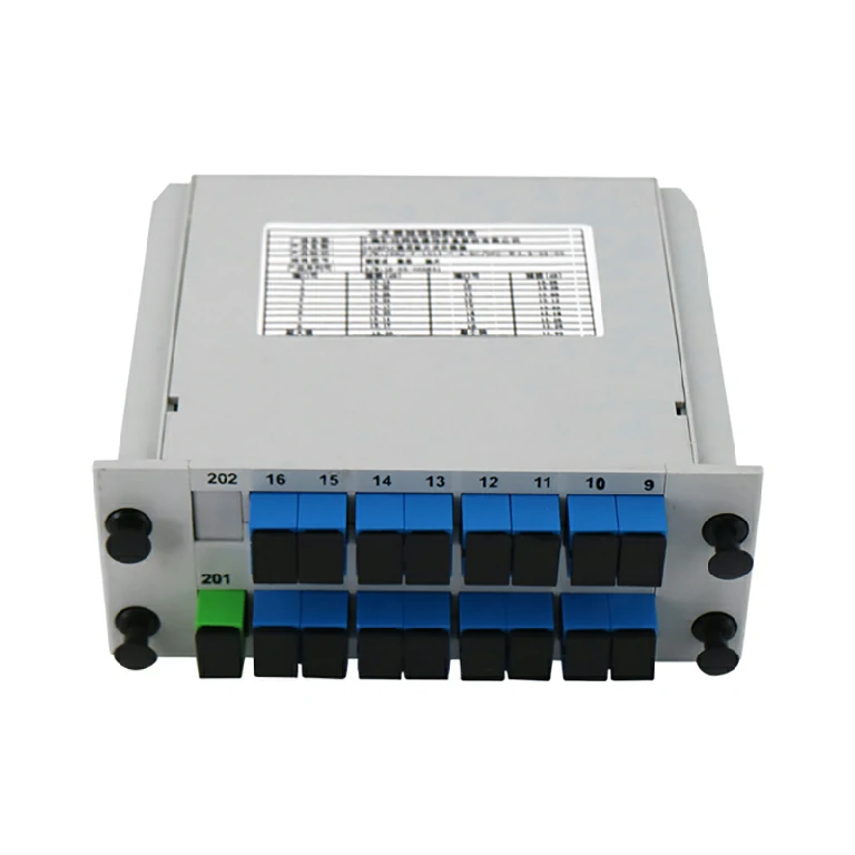 PLC splitter 1x8 module for PON networks
